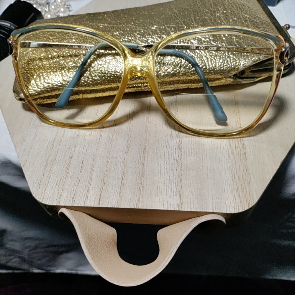 Vintage Gucci Eyeglass frames Small Crack - Picture 5 of 7